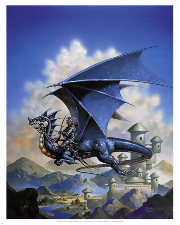 Dragon Steed by Clyde Caldwell Pricing Limited Edition Print image