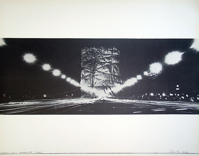 Monuments Arc De Triomphe Paris by Christo Pricing Limited Edition Print image