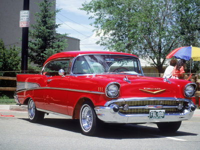 Early 1957 Chevrolet Bel Air by Tim Haske Pricing Limited Edition Print image