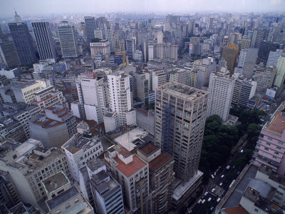 Skyline Of Sao Paulo, Brazil by Eric Sanford Pricing Limited Edition Print image