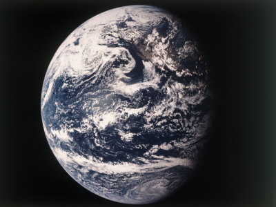 View Of The Earth From Space Exploration by Jim Mcnee Pricing Limited Edition Print image