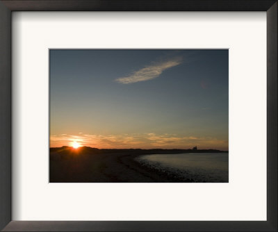 Sunset Over Block Island Near The North Light, Rhode Island by Todd Gipstein Pricing Limited Edition Print image