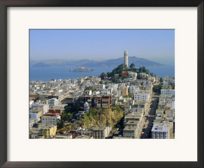 Coit Tower On Telegraph Hill, San Francisco, California, Usa by Fraser Hall Pricing Limited Edition Print image
