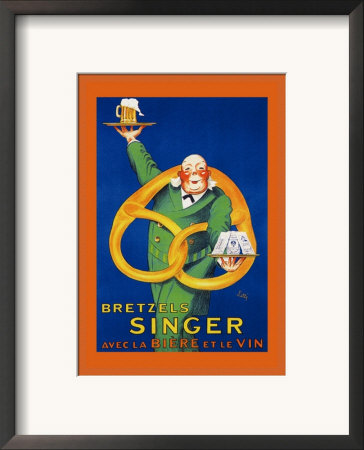 Bretzels Singer, Avec La Biere Et La Vin by Lotti Pricing Limited Edition Print image
