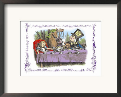Alice In Wonderland: A Mad Tea Party by John Tenniel Pricing Limited Edition Print image