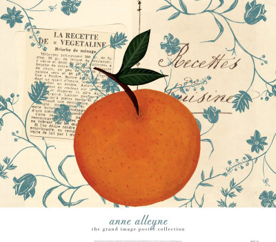 Orange Botanical by Anne Alleyne Pricing Limited Edition Print image