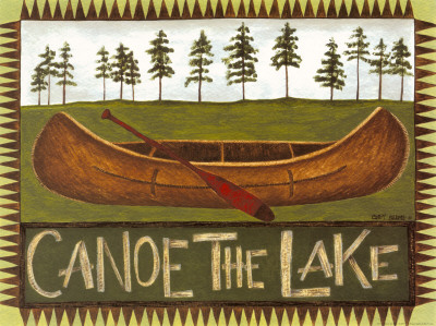 Canoe On The Lake by Cindy Shamp Pricing Limited Edition Print image