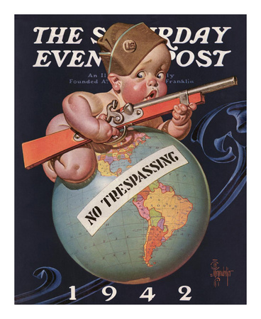 New Year's Baby, C.1942: No Trespassing by Joseph Christian Leyendecker Pricing Limited Edition Print image