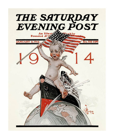 New Year's Baby, C.1914: Panama Canal by Joseph Christian Leyendecker Pricing Limited Edition Print image