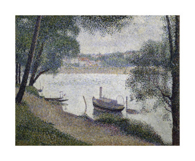 Gray Weather, Grande Jatte by Georges Seurat Pricing Limited Edition Print image