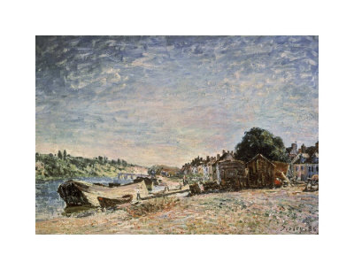 Bord De Riviere A Saint-Mammes by Alfred Sisley Pricing Limited Edition Print image