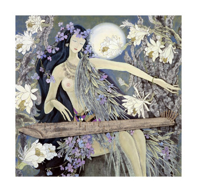 Goddess Of Flowers Series, No. 1 by Hua Long Pricing Limited Edition Print image