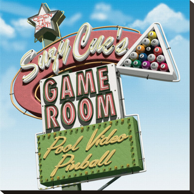 Suzy Cue's Game Room by Anthony Ross Pricing Limited Edition Print image