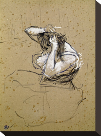 Femme Qui Se Peigne by Henri De Toulouse-Lautrec Pricing Limited Edition Print image