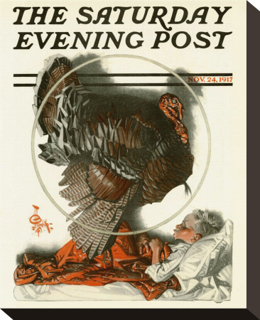 Turkey Dreams, C.1917 by Joseph Christian Leyendecker Pricing Limited Edition Print image