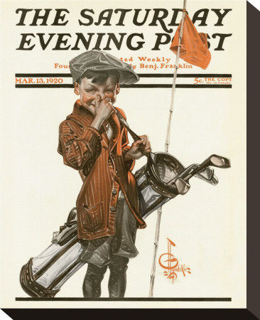Stinky Putt, C.1920 by Joseph Christian Leyendecker Pricing Limited Edition Print image