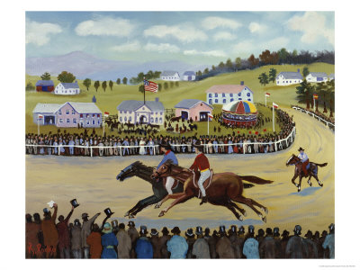 The Horse Races by Konstantin Rodko Pricing Limited Edition Print image
