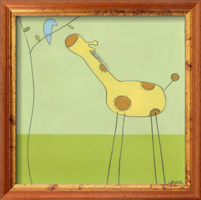 Stick-Leg Giraffe Ii by Erica J. Vess Pricing Limited Edition Print image