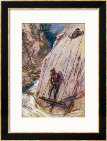 Surveying For A New Railway Line Through The Canadian Rockies by E.P. Kinsella Pricing Limited Edition Print image