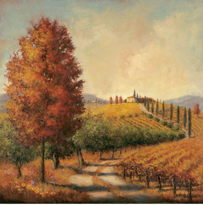 Hillside Vineyard by Jill Schultz Mcgannon Pricing Limited Edition Print image