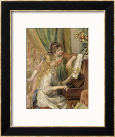 Young Girls At The Piano, 1892 by Pierre-Auguste Renoir Pricing Limited Edition Print image