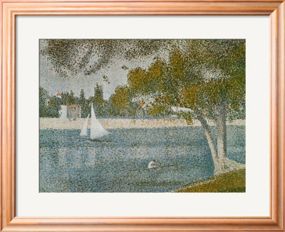 Banks Of Seine by Georges Seurat Pricing Limited Edition Print image