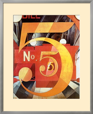 The Figure 5 In Gold, 1928 by Charles Demuth Pricing Limited Edition Print image