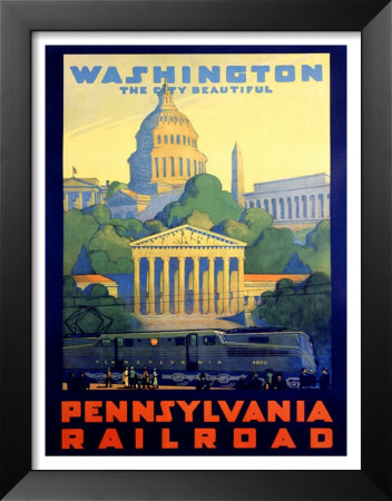 Pennsylvania Railroad, Washington D.C. by Grif Teller Pricing Limited Edition Print image