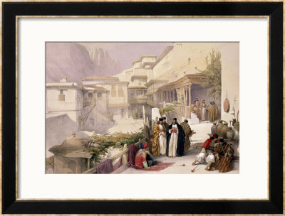 Convent Of St. Catherine, Mount Sinai, February 17Th 1839 by David Roberts Pricing Limited Edition Print image