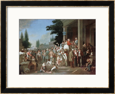Country Election by George Caleb Bingham Pricing Limited Edition Print image