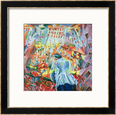 The Street Enters The House, 1911 by Umberto Boccioni Pricing Limited Edition Print image