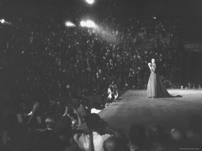 Actress Maria Callas After A Play by James Burke Pricing Limited Edition Print image