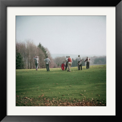 Golfers Playing On Golf Course by Walker Evans Pricing Limited Edition Print image