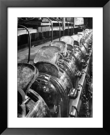 Sunbeam Toasters Sitting On Assembly Line by Frank Scherschel Pricing Limited Edition Print image