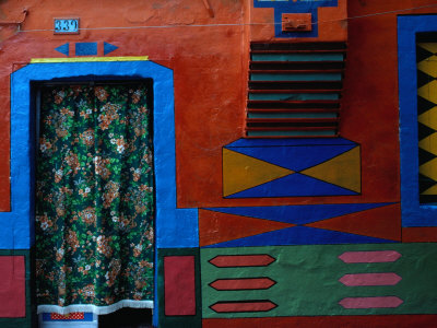 Facade Of Painted Candy Shop, Burano, Italy by Jeffrey Becom Pricing Limited Edition Print image