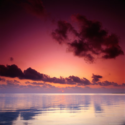 Sunrise Over Water, Maldives by Dennis Wisken Pricing Limited Edition Print image