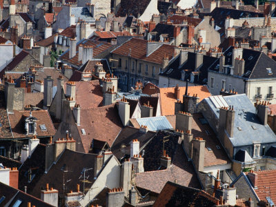 House Rooftops, Dijon, France by Chris Mellor Pricing Limited Edition Print image