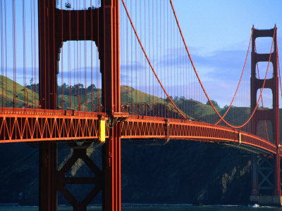 Golden Gate Bridge With Hills Behind, San Francisco, Usa by John Elk Iii Pricing Limited Edition Print image