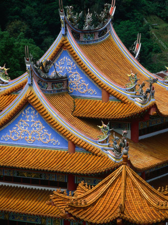 Temple Roof Kuala Lumpur, Wilayah Persekutuan, Malaysia by Michael Aw Pricing Limited Edition Print image