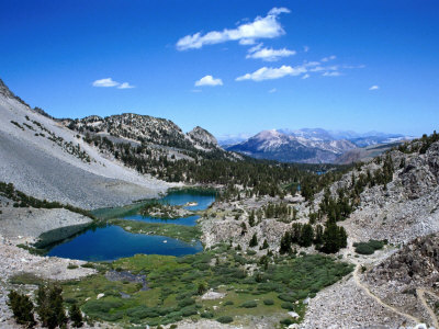 Barney Lake In John Muir Wilderness Near Mammoth Lakes, California, Usa ...