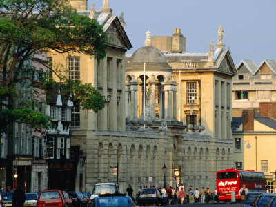 Queens College On High St, Oxford, England by Jon Davison Pricing Limited Edition Print image