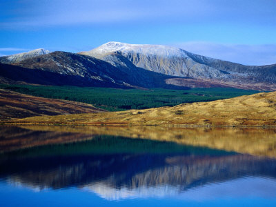 Reflection Of Corranbinna In Lough Feeagh, County Mayo, Ireland by Gareth Mccormack Pricing Limited Edition Print image