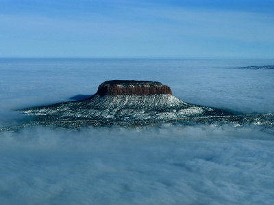 Aerial View Of Mossback Butte, Usa by Jim Wark Pricing Limited Edition Print image