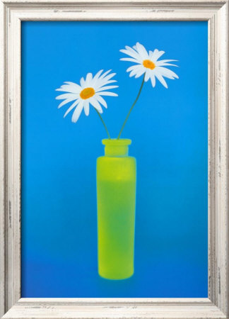 Two Daisies In A Yellow Vase by Masao Ota Pricing Limited Edition Print image