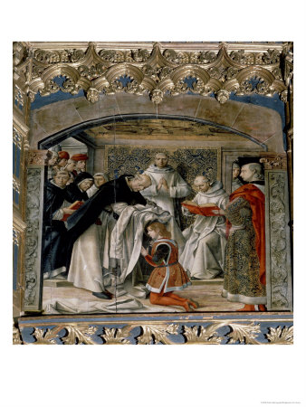 Thomas Receiving The Dominican Habit by Pedro Berruguete Pricing Limited Edition Print image