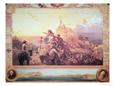 Westward The Course Of Empire Takes Its Way, 1861 by Emanuel Gottlieb Leutze Pricing Limited Edition Print image