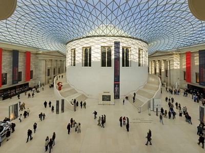 The Great Court Of The British Museum, Bloomsbury, London, England, United Kingdom, Europe by Lizzie Shepherd Pricing Limited Edition Print image