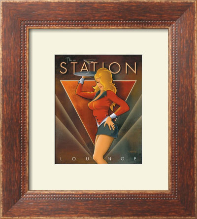 The Station Lounge by Michael L. Kungl Pricing Limited Edition Print image