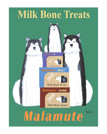 Malamute Milk Bones by Ken Bailey Pricing Limited Edition Print image