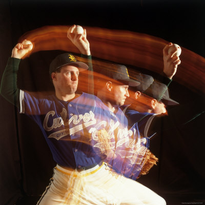 Baseball Pitcher by Doug Mazell Pricing Limited Edition Print image